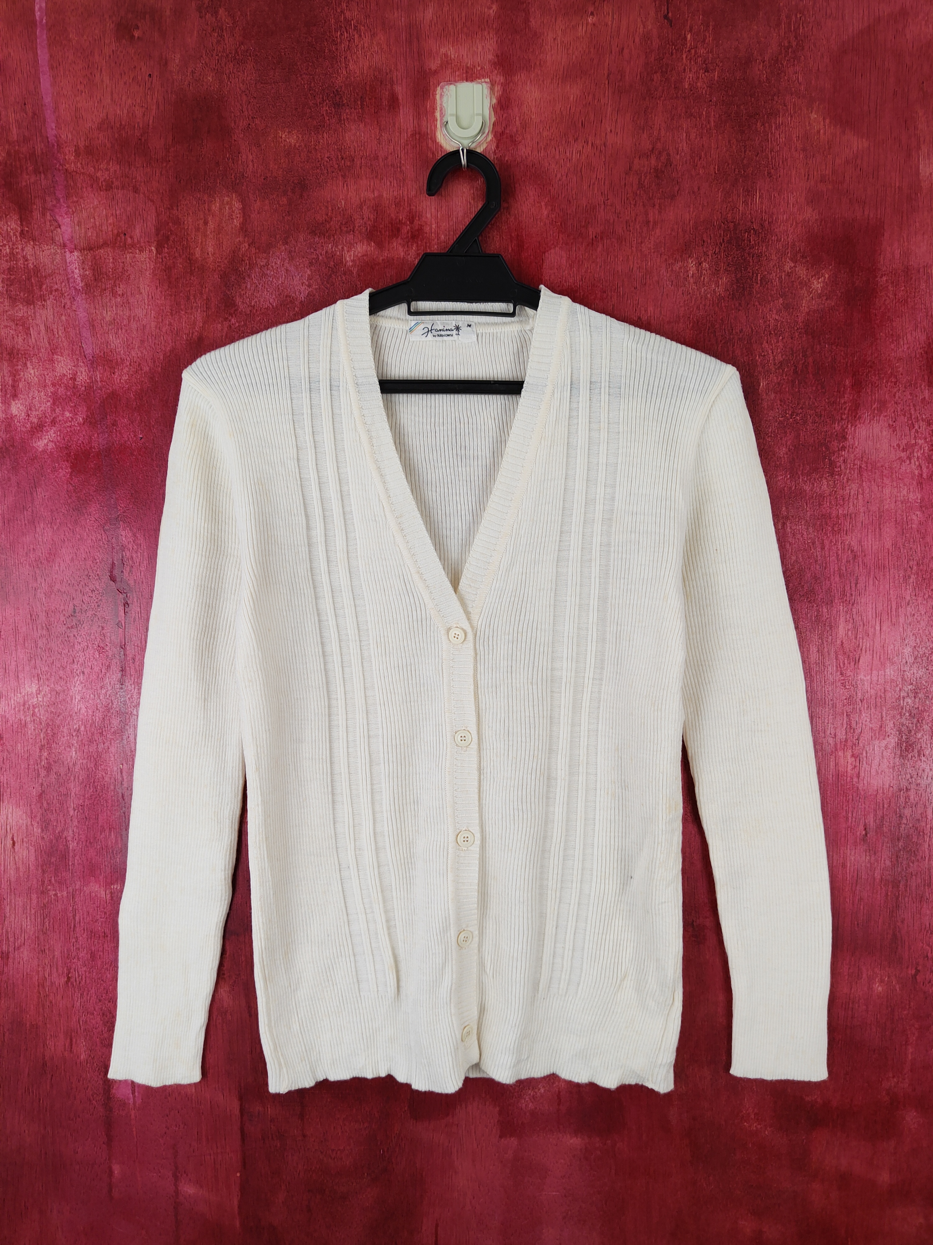 Cardigan - Hanina White Knitwear Cardigan - 1