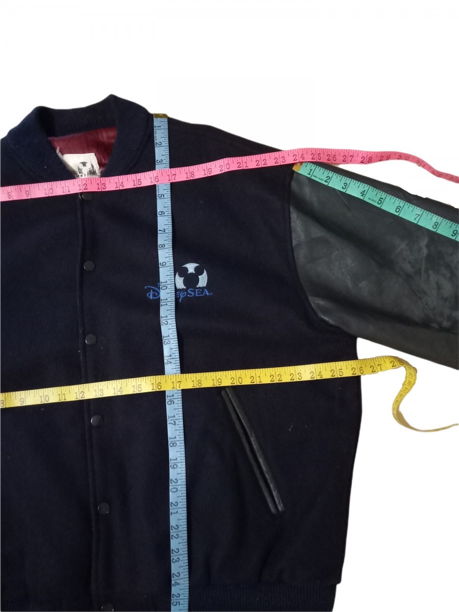 Disney - Vtg Varsity Jacket Bombers Leather Outerwear - 10