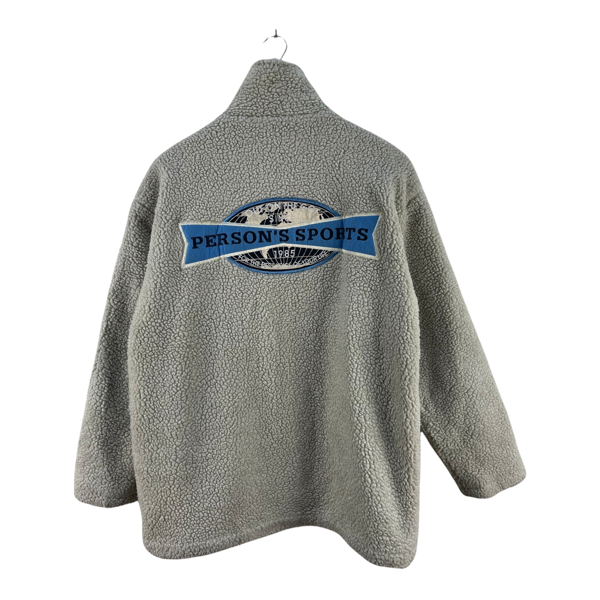 Person's - Vintage Persons Sports Fleece Jacket - 1