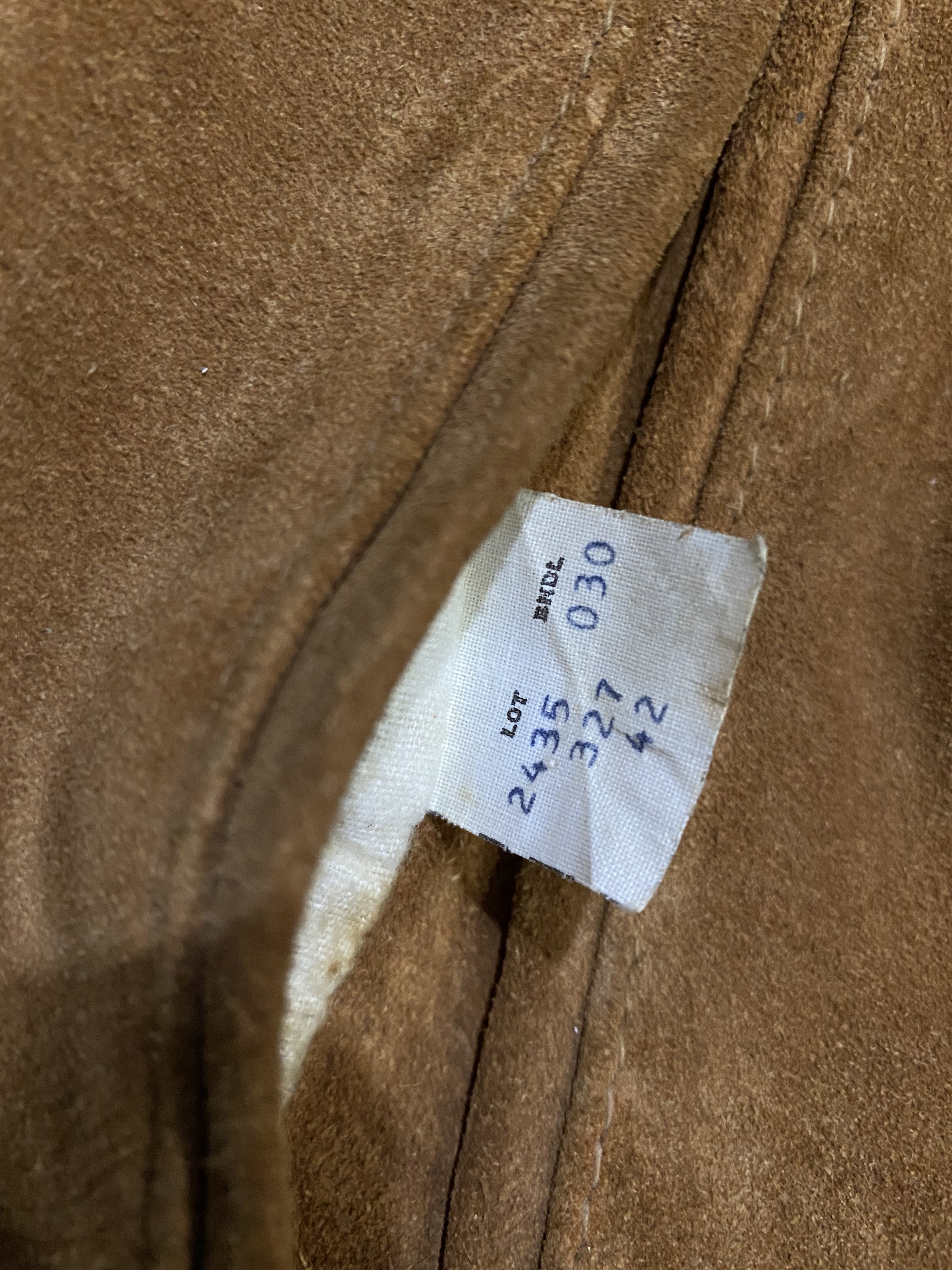 Other Designers Schott NYC - Schott N.Y.C 327 Saddle Suede Leather