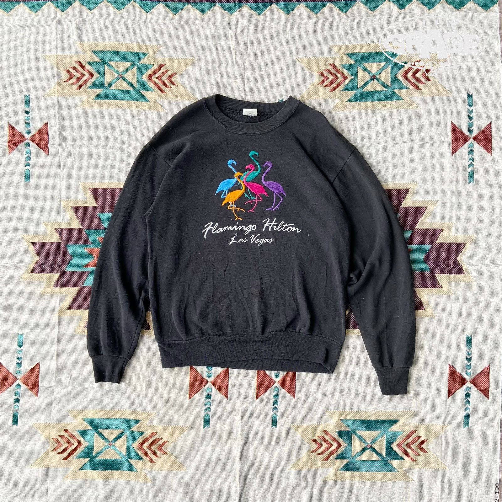 Crewneck FLAMINGO HILTON Las Vegas Merchandise Official - 1