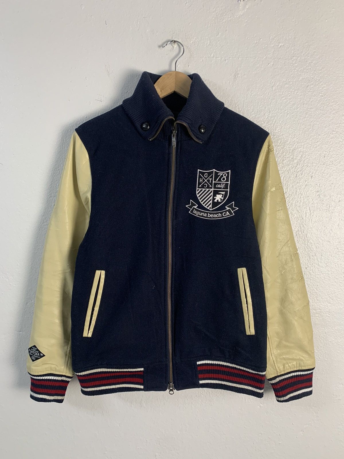 Gotcha California Big Logo Varsity Jacket - 7