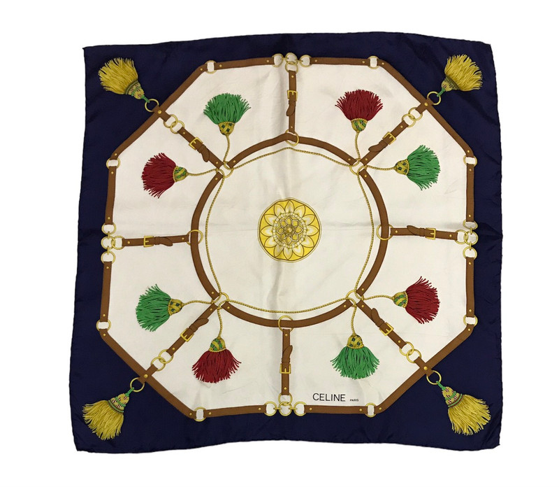 Celine silk scarf - 1