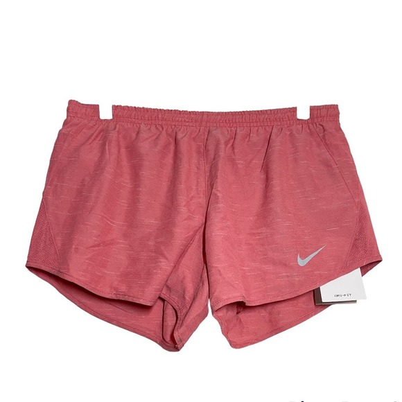 Nike Dri-Fit Tempo Shorts Elastic Drawstring Waist Built in Underwear Medium NWT - 2