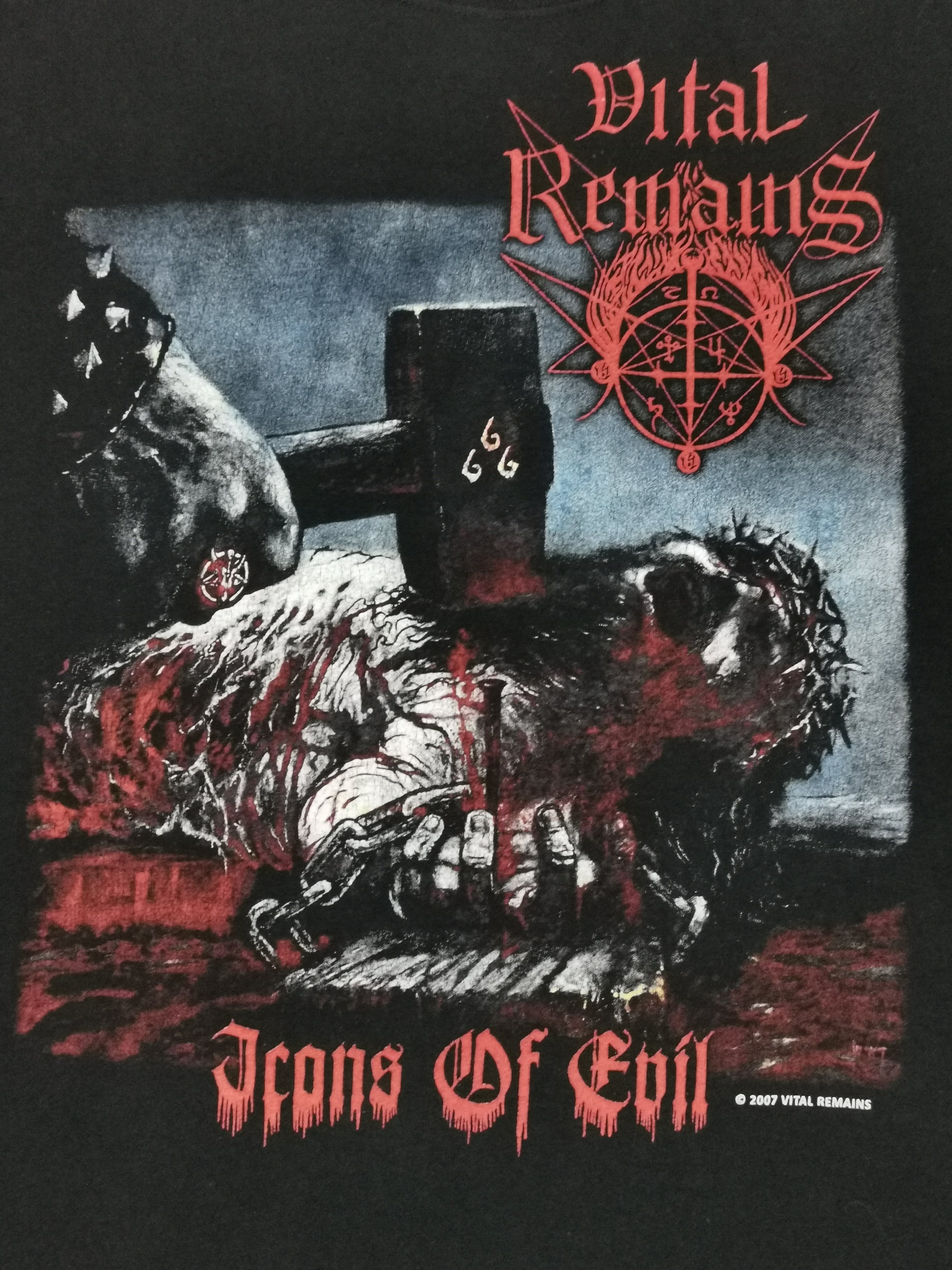 Vital Remains - Death Metal Band Tees (Rare Design) - 3
