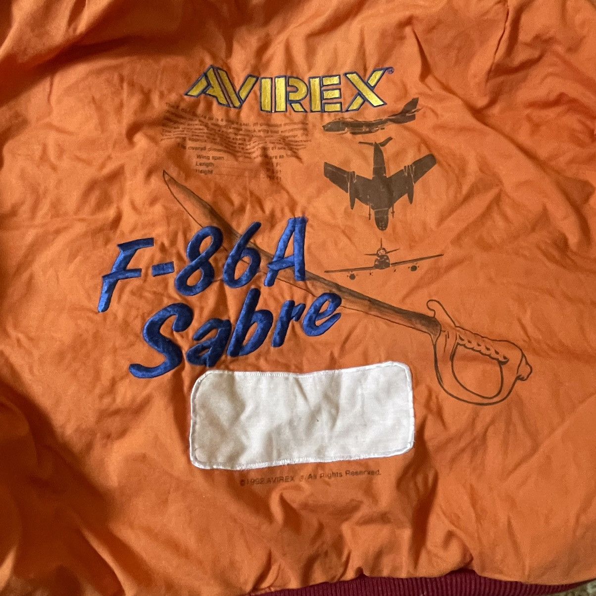 Vintage - 90’s AVIREX USAF REVERSIBLE bomber - 10