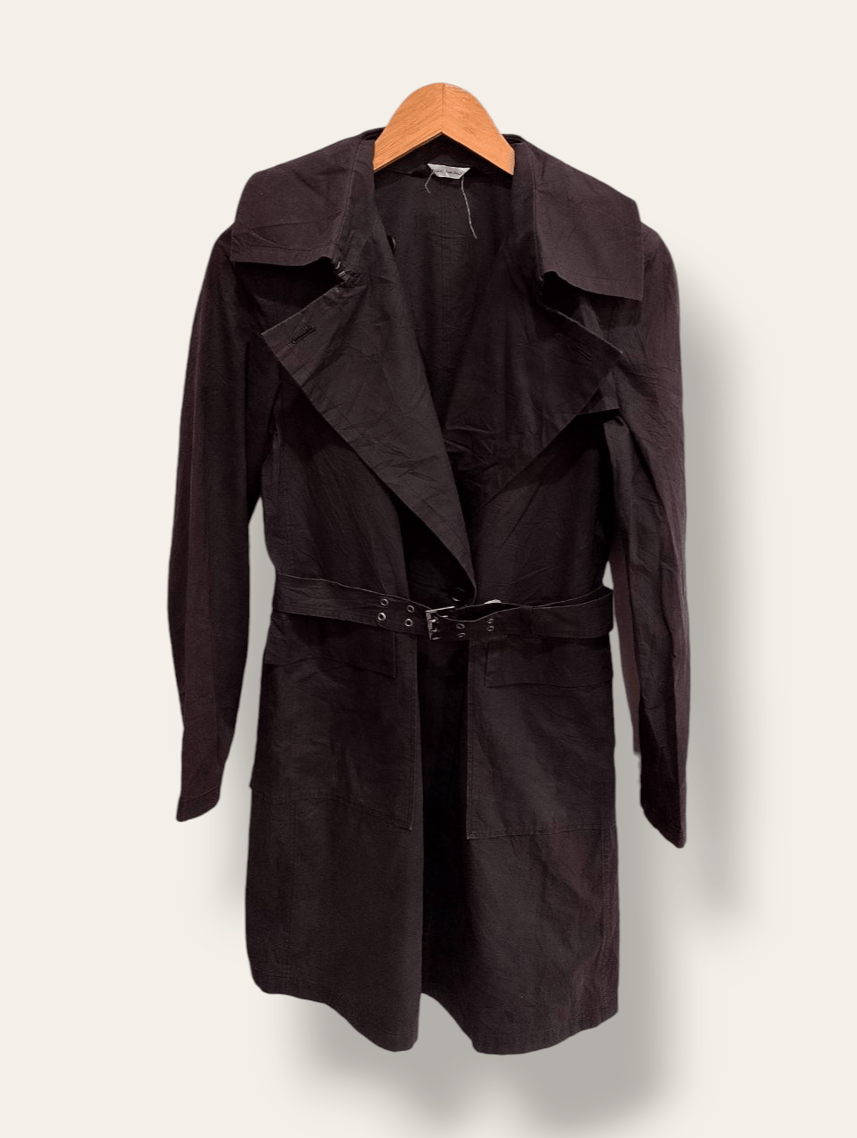 Archival Clothing - PLANET REMIX Made in Japan Black Trench Coats - 1