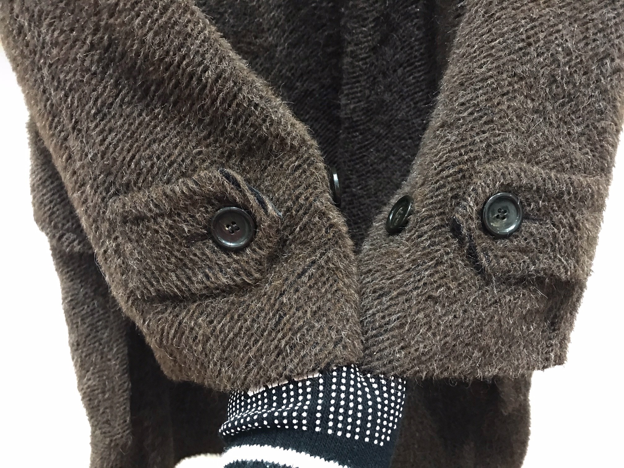 Cabane De Zucca - Zucca Wool Jacket Toggle Button - 7
