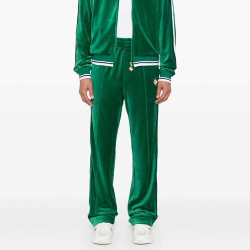 BNWT AW24 CASABLANCA VELOUR JOGGERS SWEATPANTS S - 1