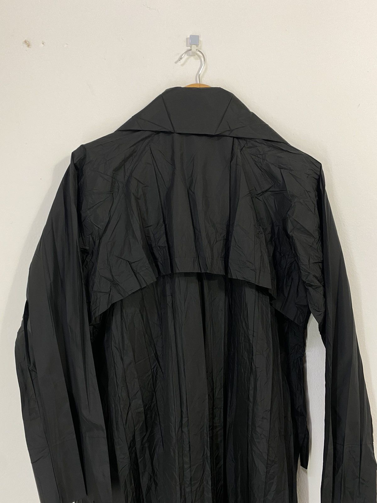 Rare Issey Miyake Wrinkle Pleated Long Jacket Design Rare - 9
