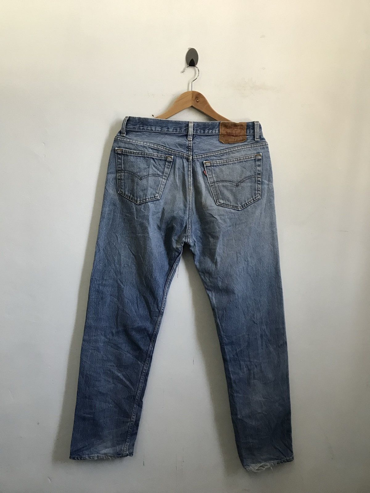 Vintage Levis 501 Made in USA Distressed Denim Jeans - 6