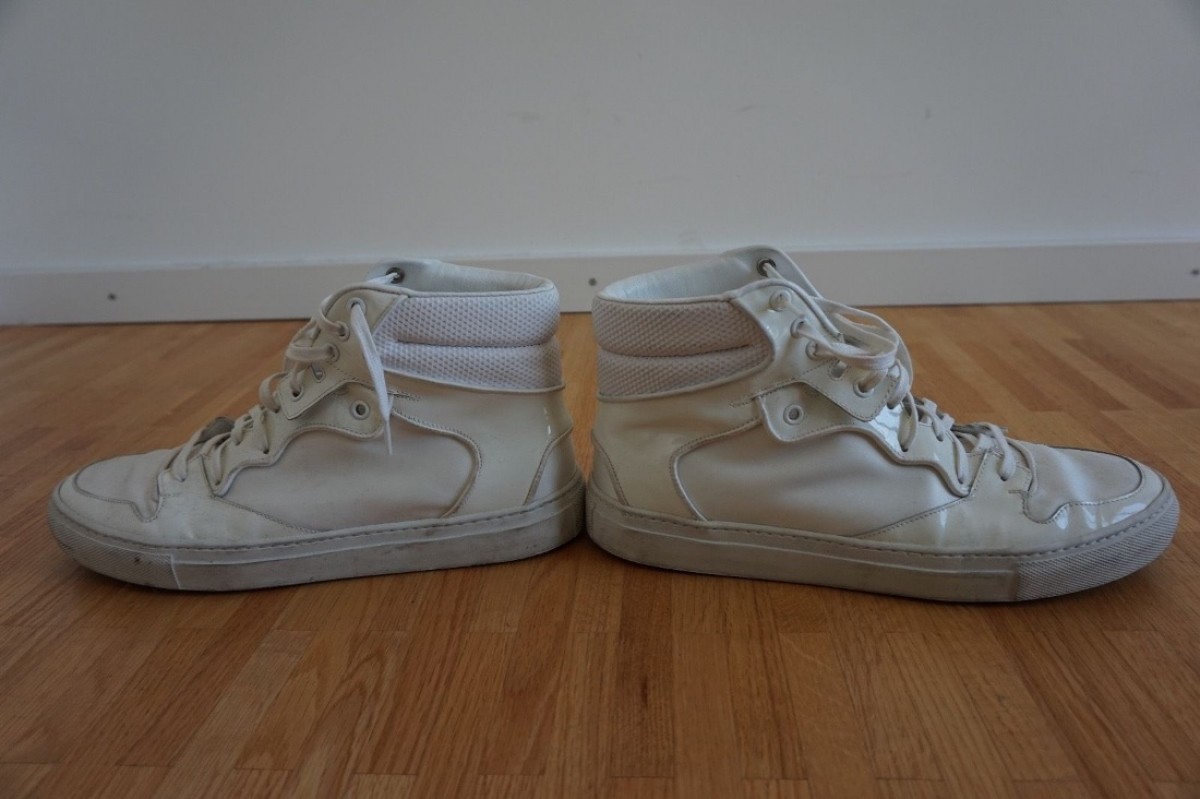 RARE Triple White High Tops EU40 - 1