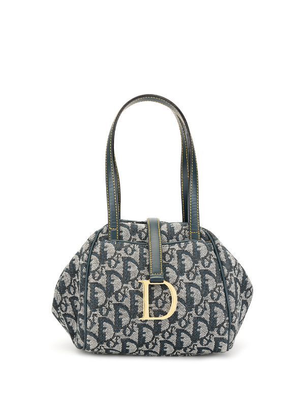 Christian Dior Oblique Trotter Mini Hand Bag - 7