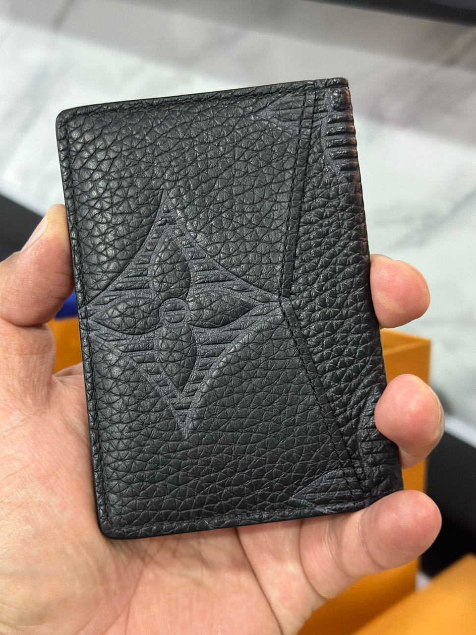 Authentic Louis Vuitton Pocket Organizer Leather - 1