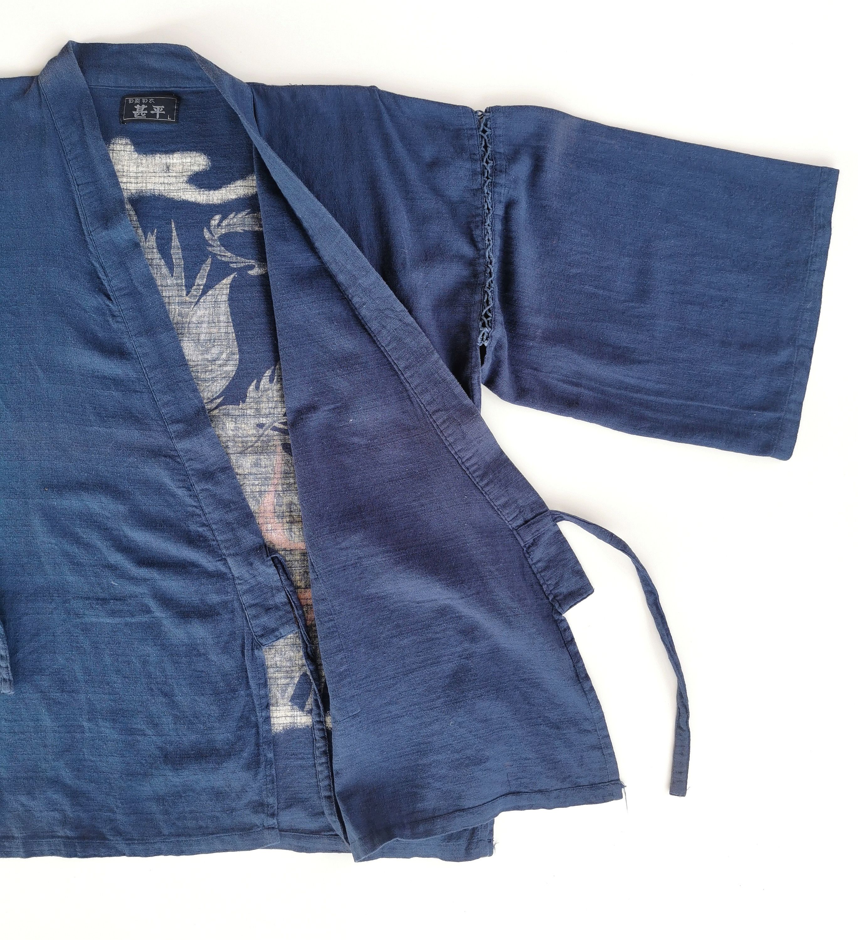 Japanese Brand - Dragon Art Indigo Japan Kimono Yakuza Harajuku Style - 5