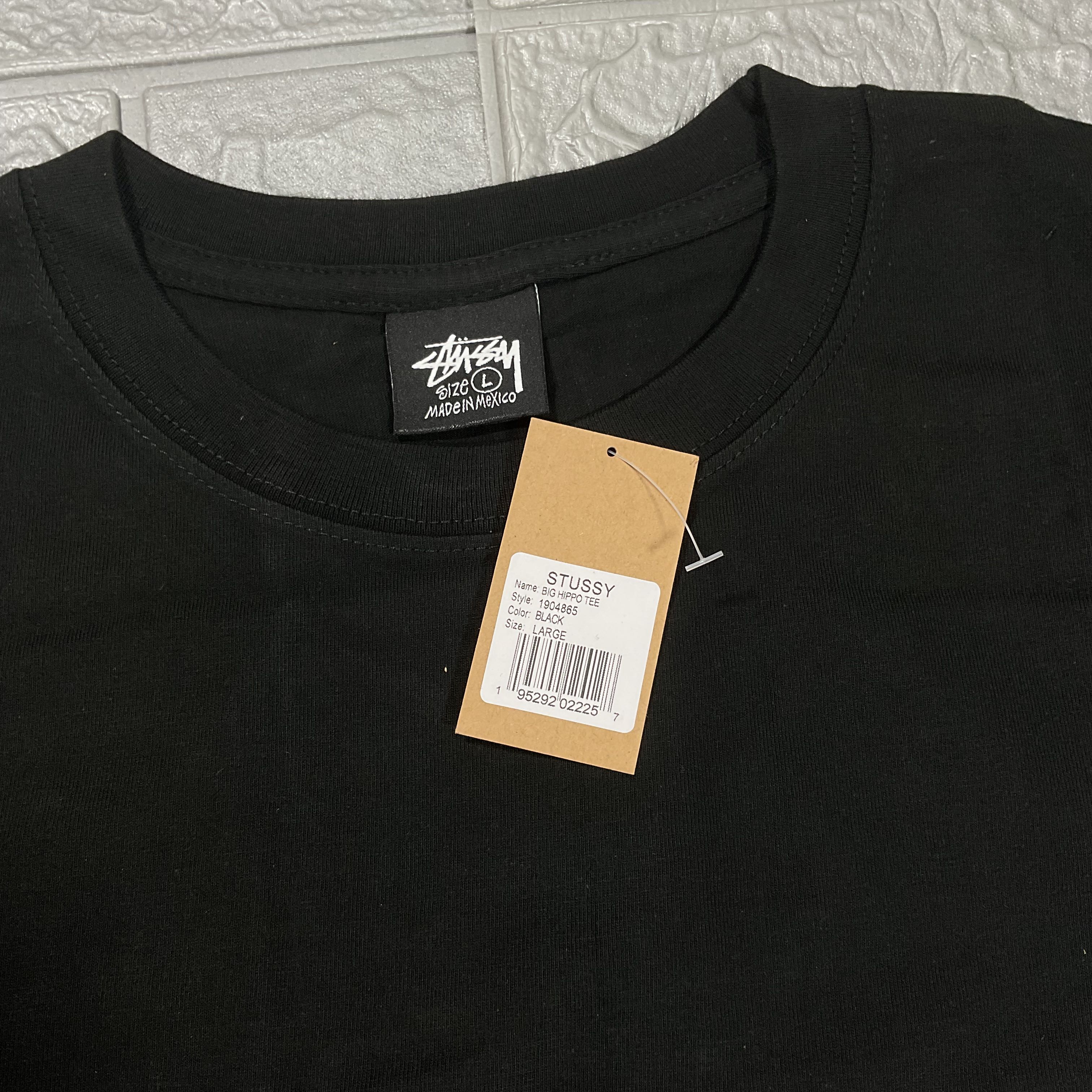 Stussy Hippo Tee Black - 4