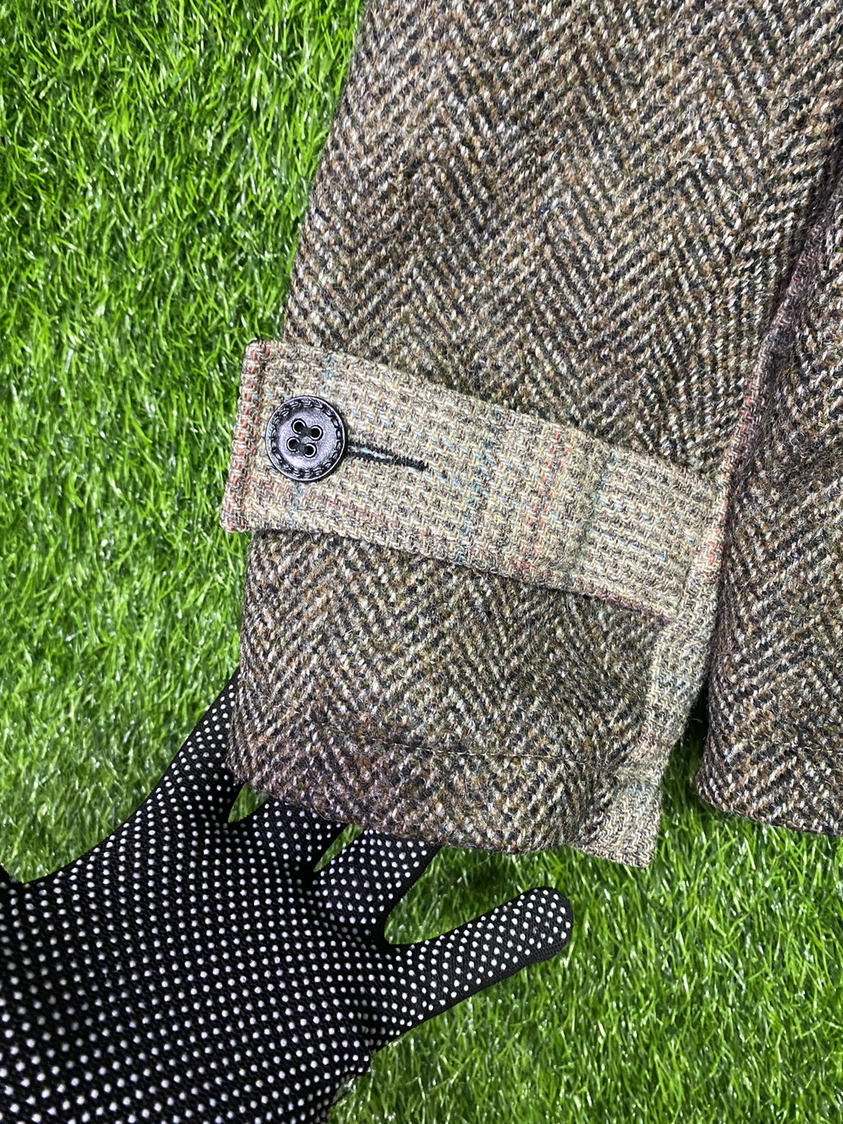 Harris Tweed - Vintage 80s Harris Tweed Wool Duffle Coat - 6