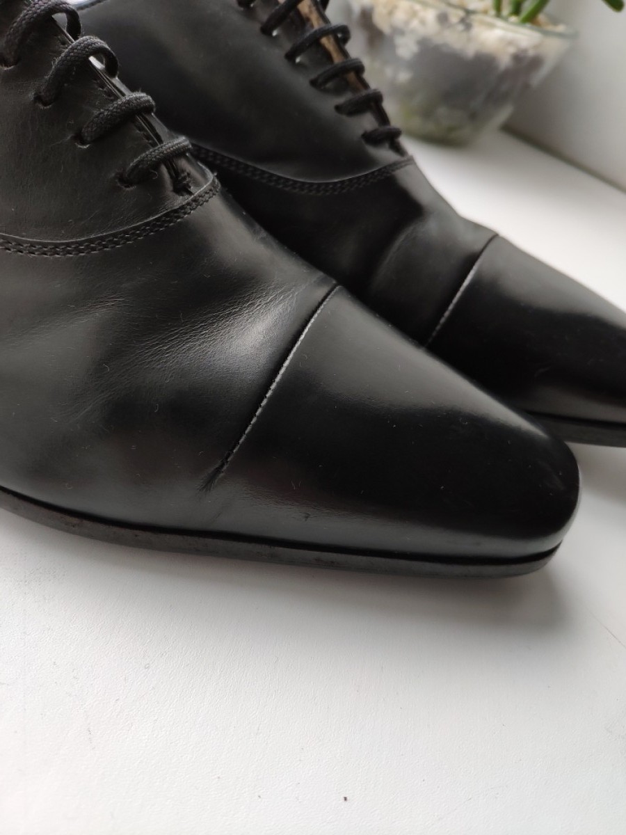 Premiata - Stitched black derbies.Like Saint Laurent A1923 Poell - 5