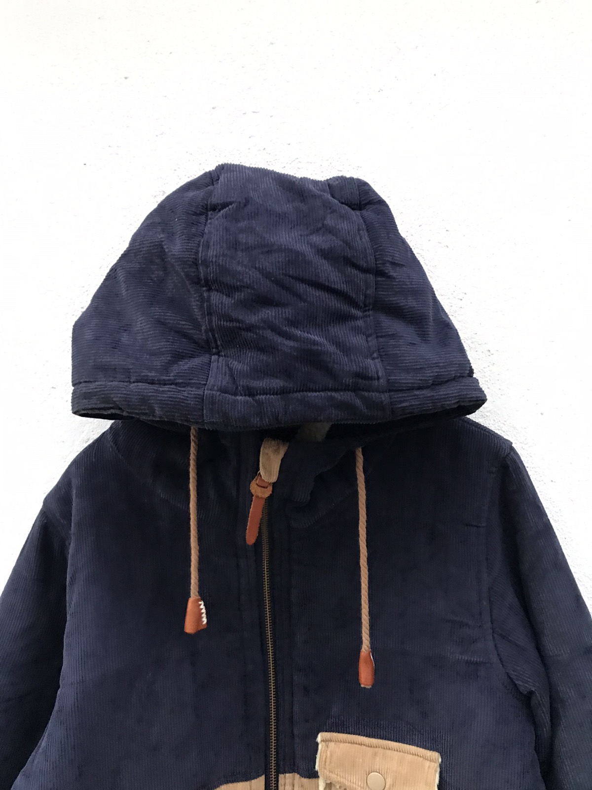 Japanese Brand - Magic Number The Standard Two Tone Corduroy Hooded Jackets - 4