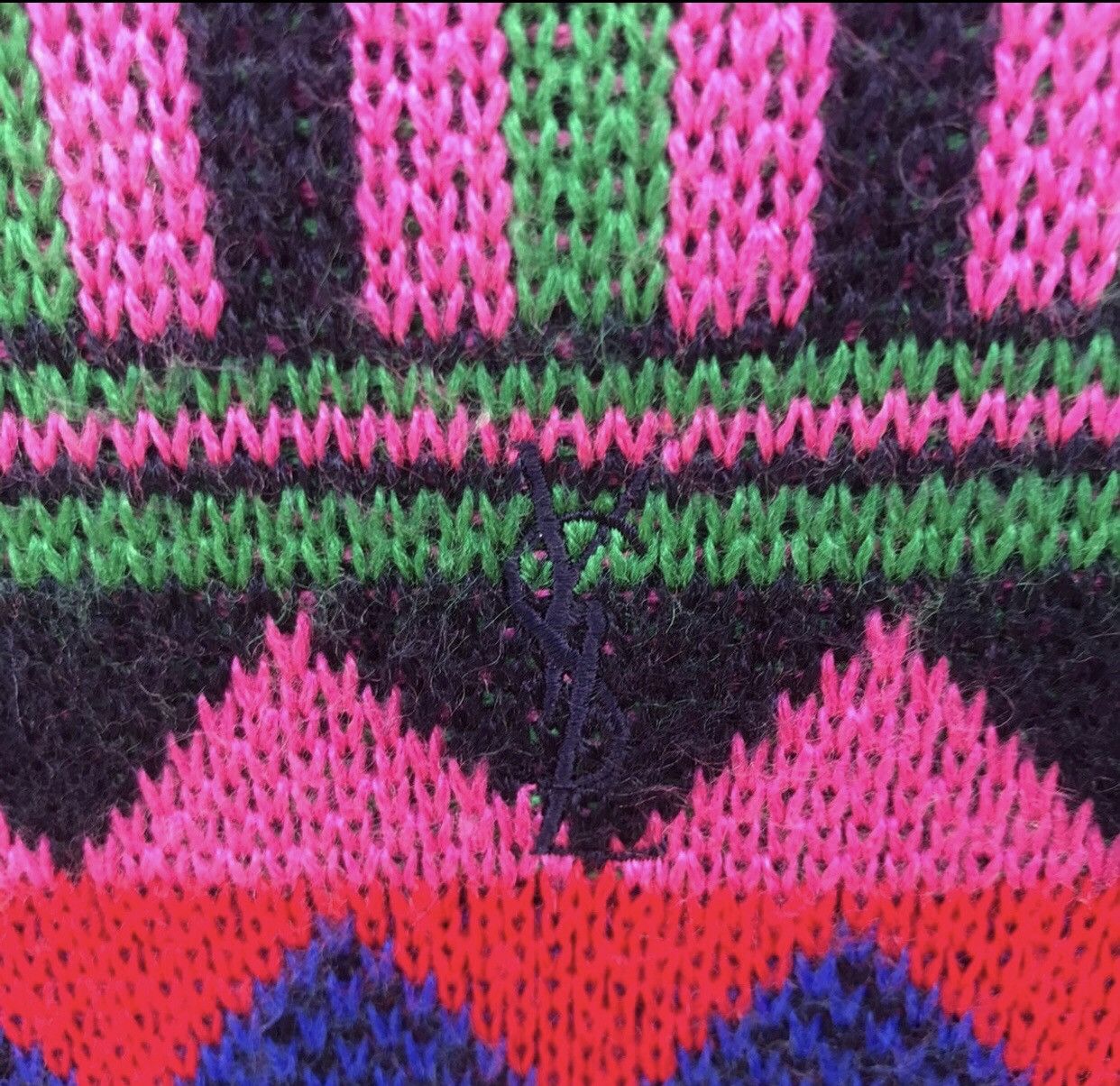 YSL Yves Saint Laurent Multicolour Knitt Sweater - 3