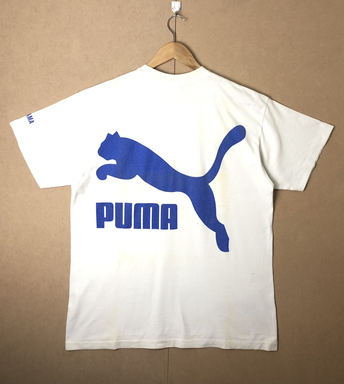 VTG 90s PUMA SHIRT AS FLUGELS WITH SPELL OUT BIG LOGO - 1