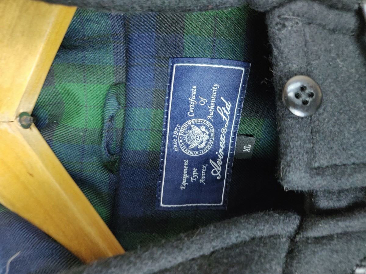 Avirex - Ltd Heavy Duffle Coat Jacket Wool Outerwear - 9
