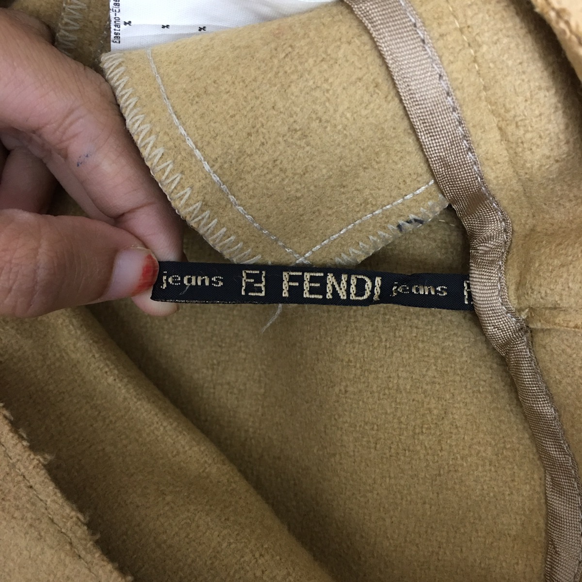 Vtg FENDI ROMA JEANS Made In Italy Zucca Pant Trouser Slack - 8