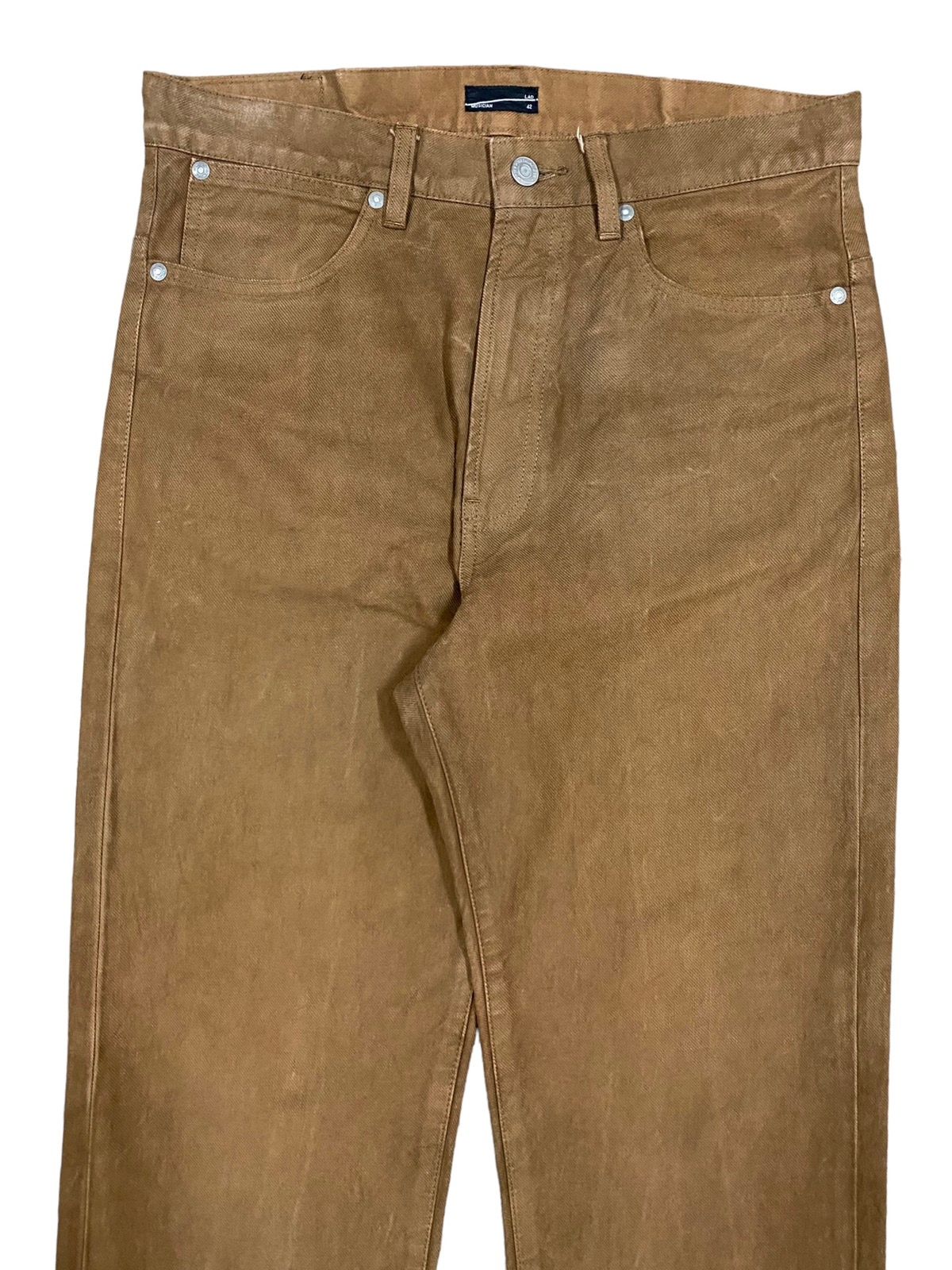 Lad Musician Brown Straight Cup Jeans Made In Japan - 4