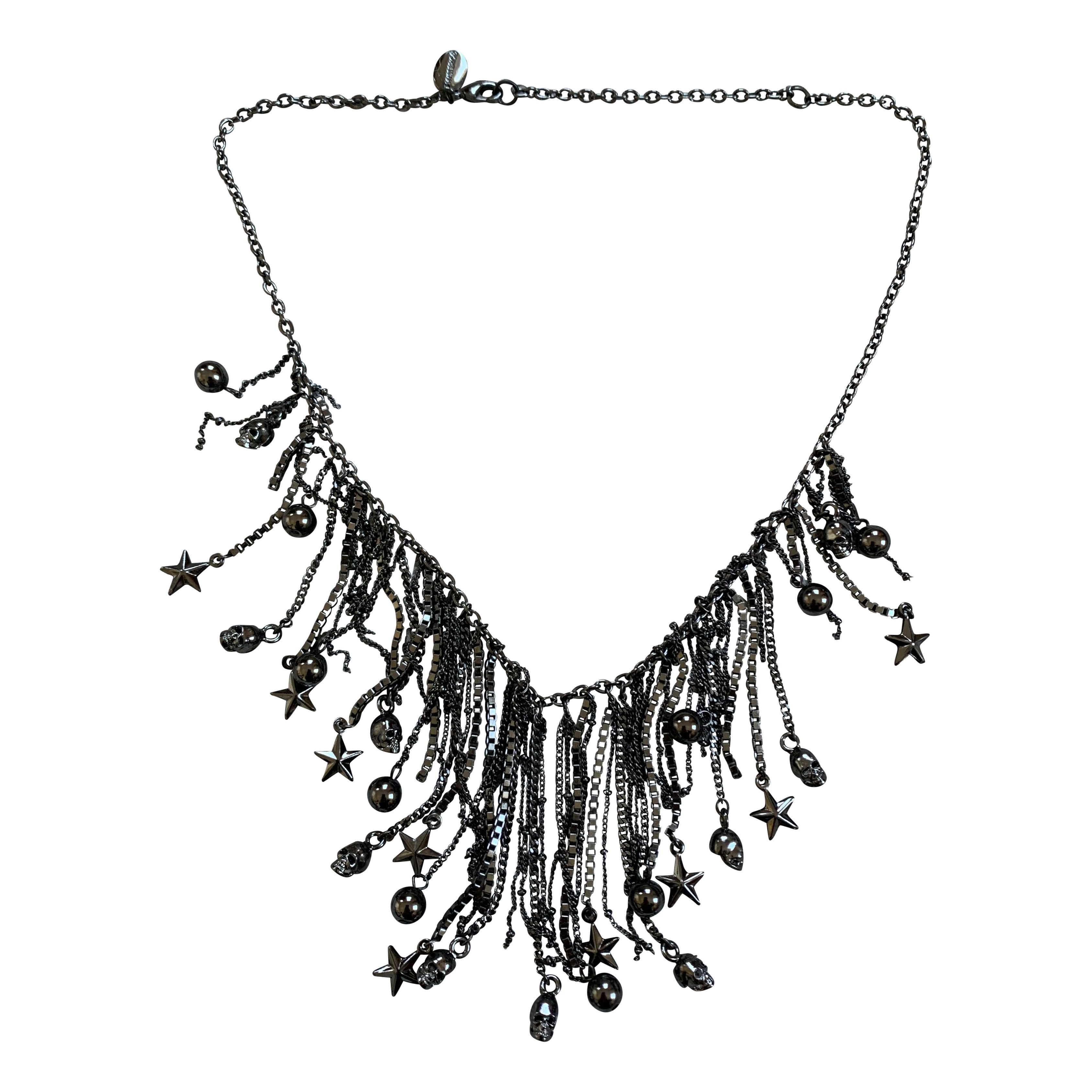 Hysteric Glamour Stars and Skulls Necklace - 1