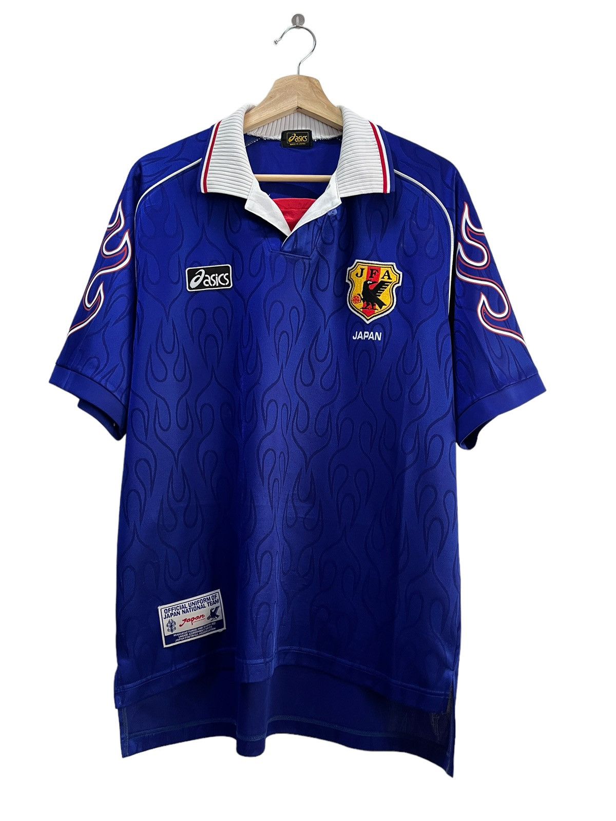 Soccer Jersey - RARE 🇯🇵 Vintage Japan 1998 Fifa World Cup Home Jersey - 1