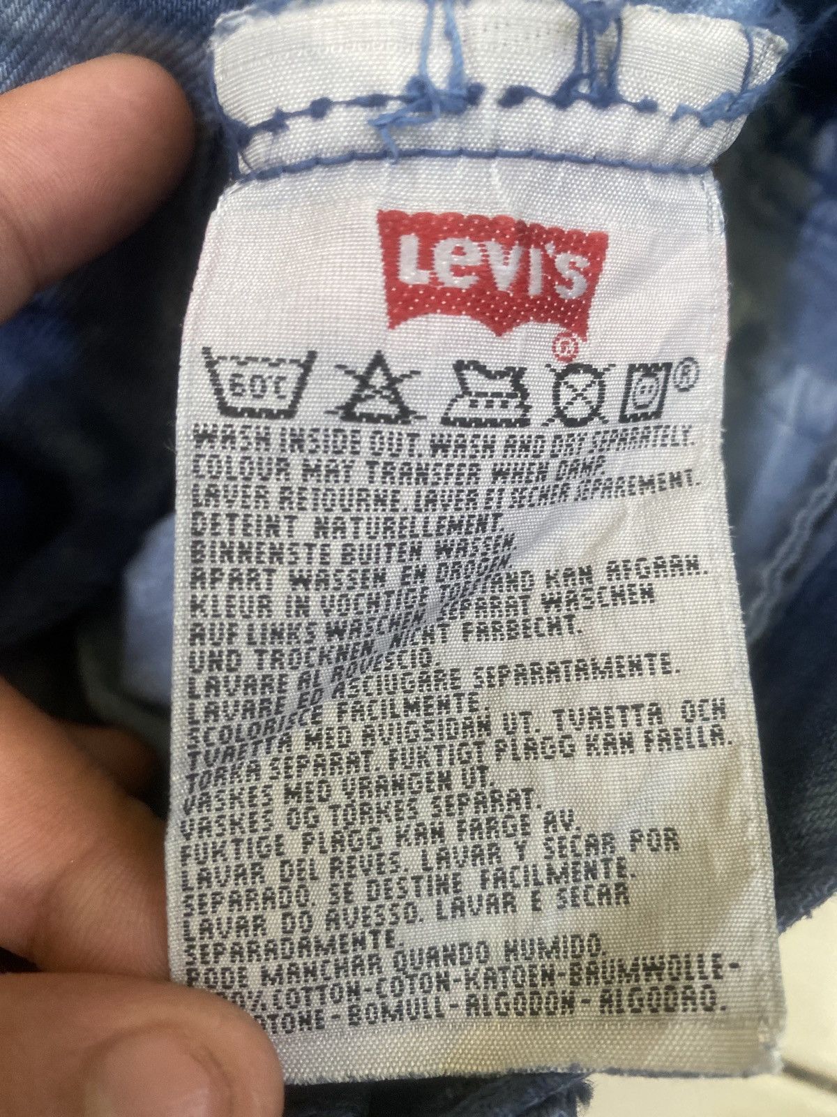 Vintage 90s Levi's 501 Tie Dye Denim - 18