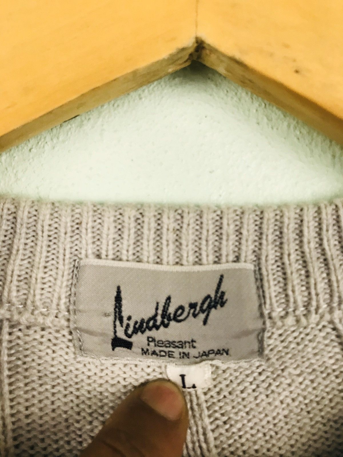 Vintage - LAST DROP! Lindbergh patchwork Cable Knit Sweater - gh1519 - 6