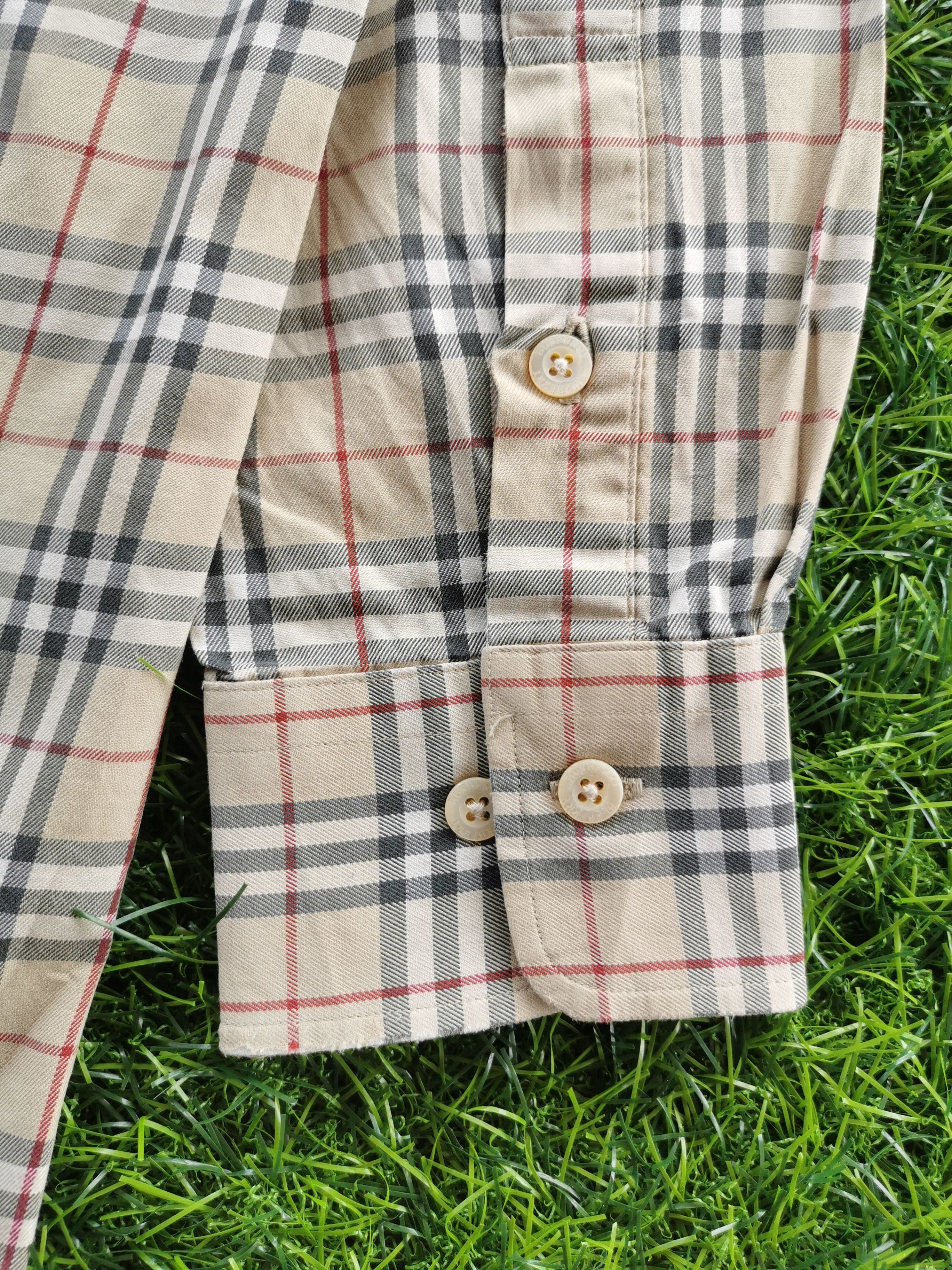 Burberry Check Long Sleeve Shirts - 8