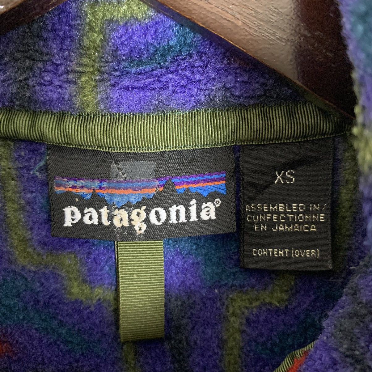 Vintage - Patagonia Fleece Sweatshirt Patagonia Pullover - 10