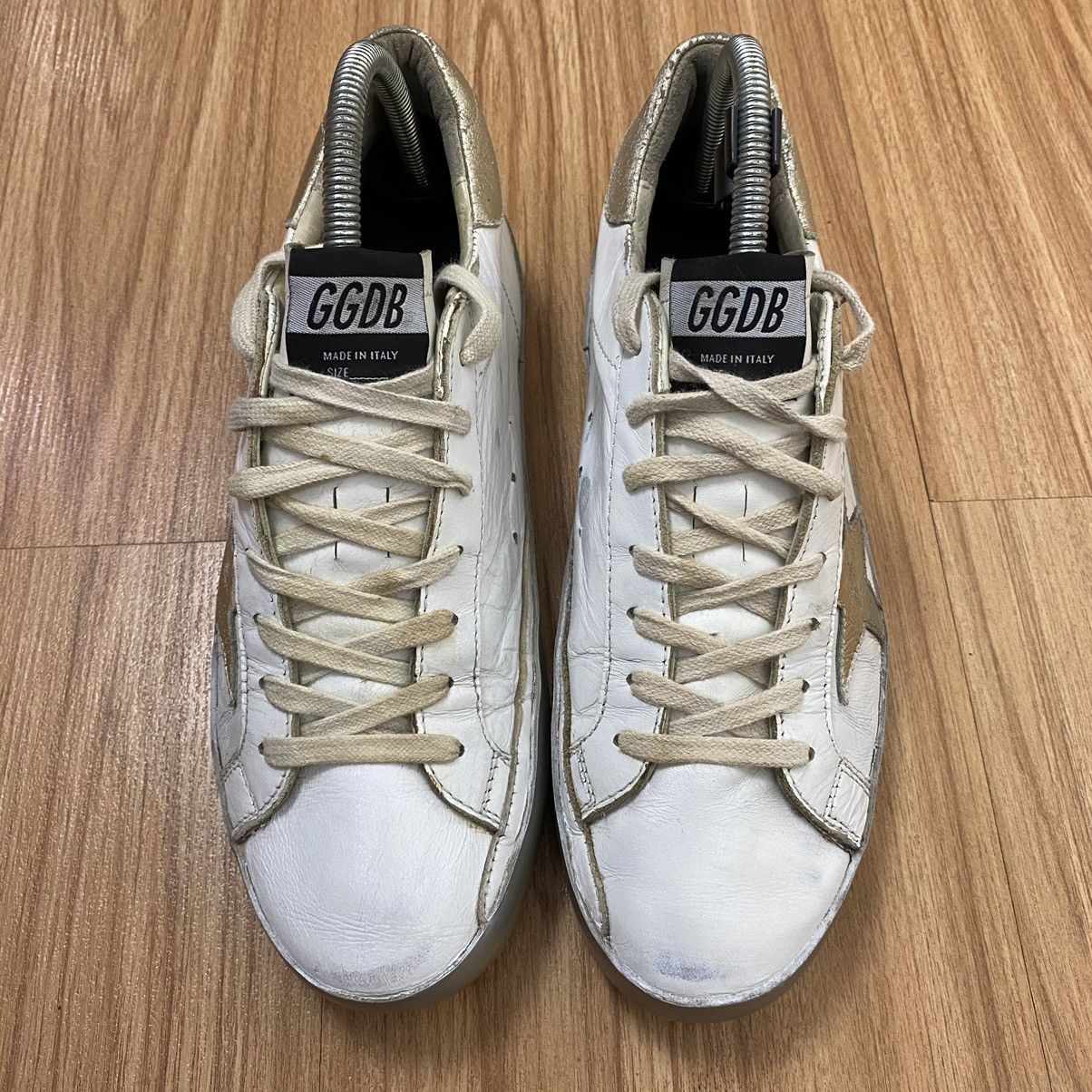 💥GOLDEN GOOSE SUPERSTAR WHITE SNEAKERS SIZE 40 - 3