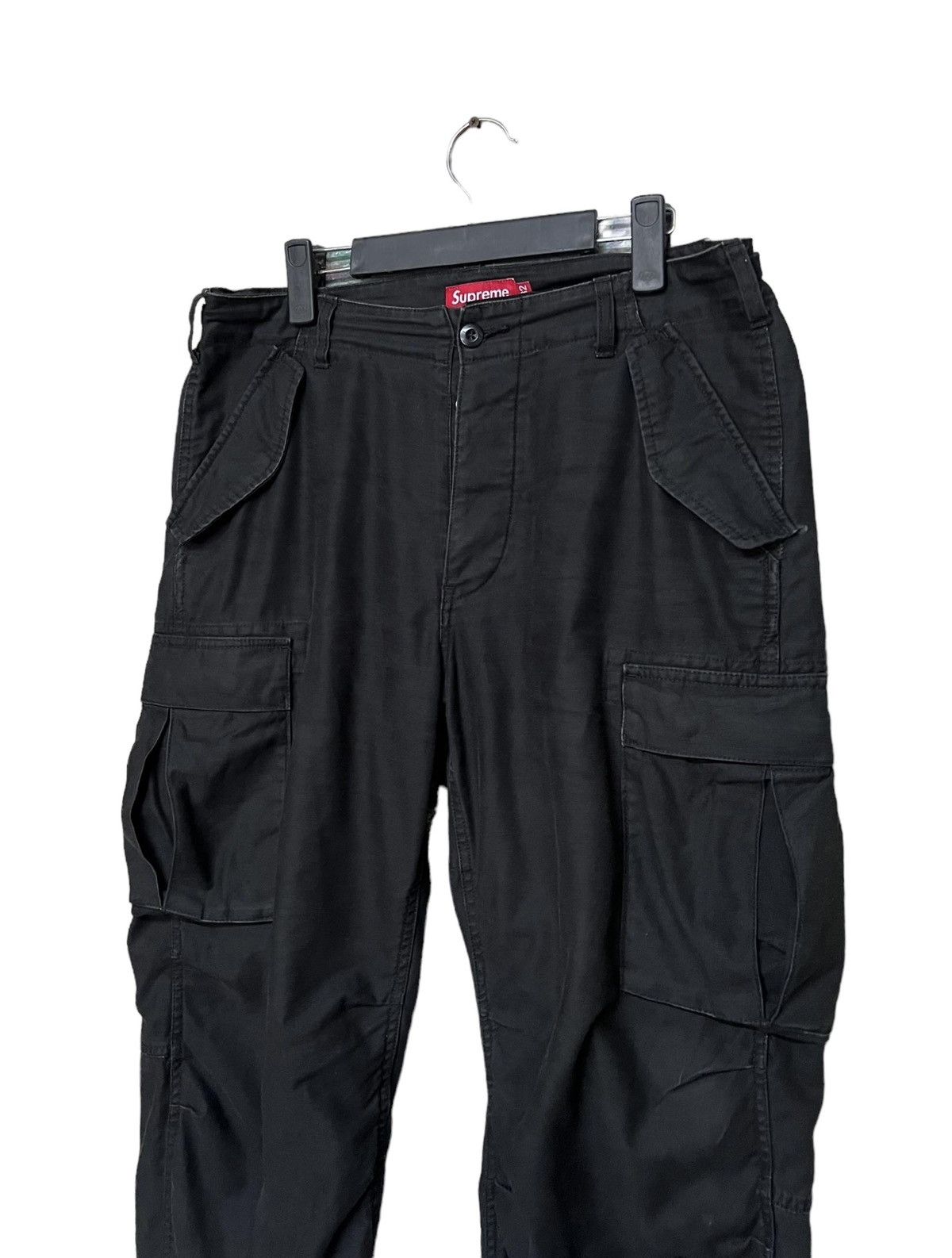 Authentic🔥Supreme Cargo Pants *BLACK* Drawstring Leg - 5