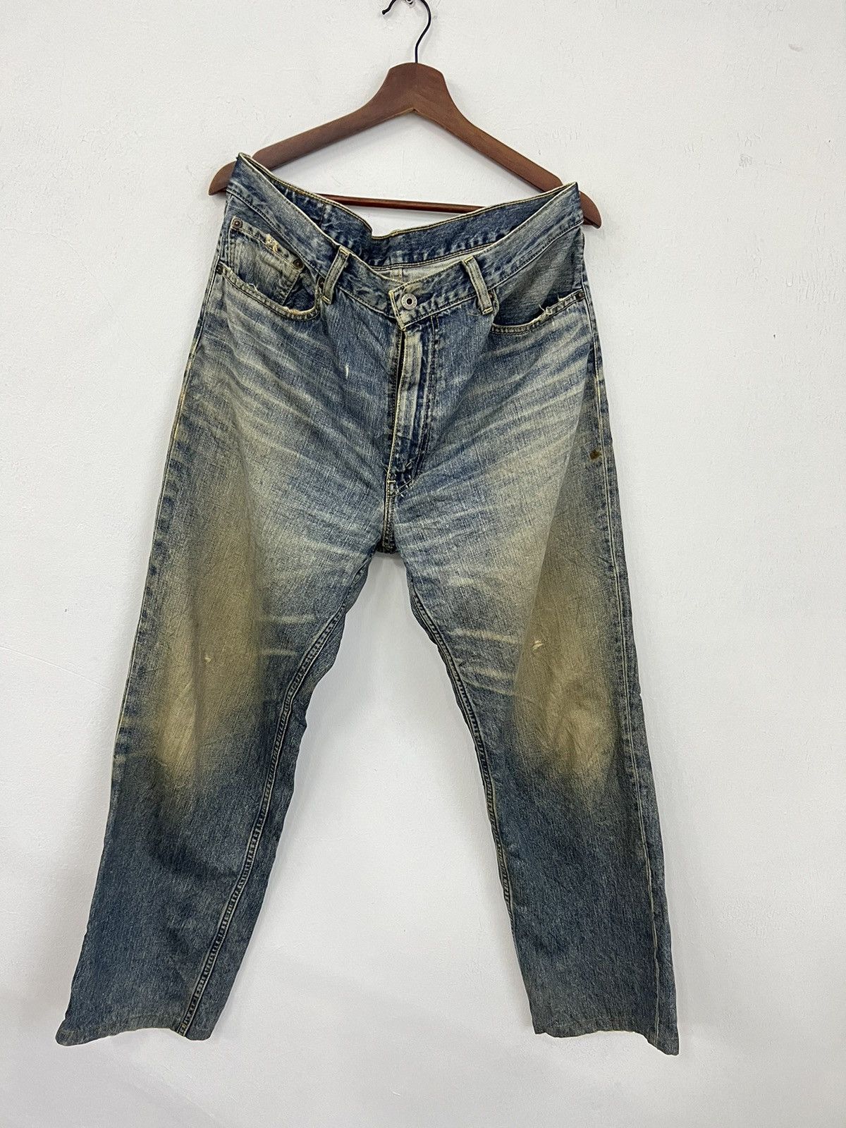 Vintage - Levis 502 Rare Design Denim Jeans - 1