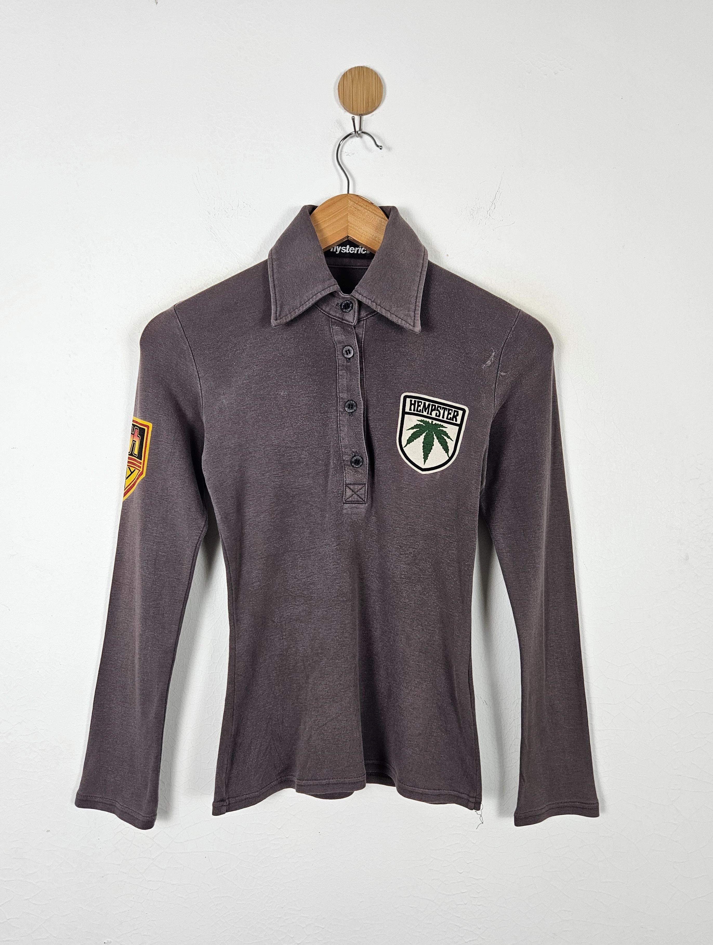 Hysteric Glamour Hemp Army polo shirt - 1