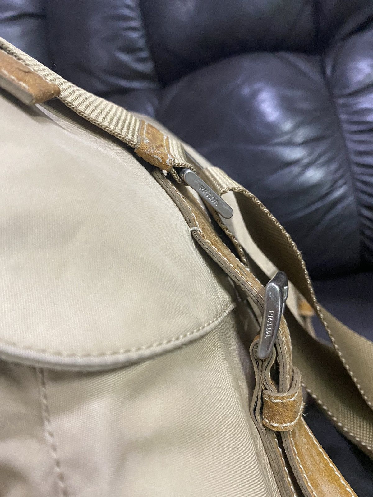 Authentic Prada Tessuto Nyalon Messenger Shoulder Bag - 12