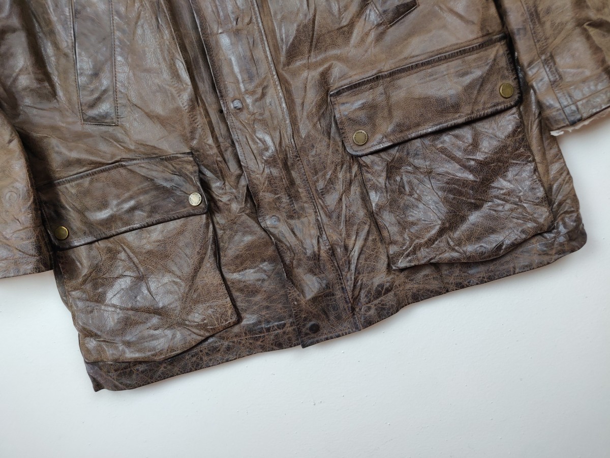 Genuine Leather - Polo RL Heavy Coat Outerwear Winter Season - 4