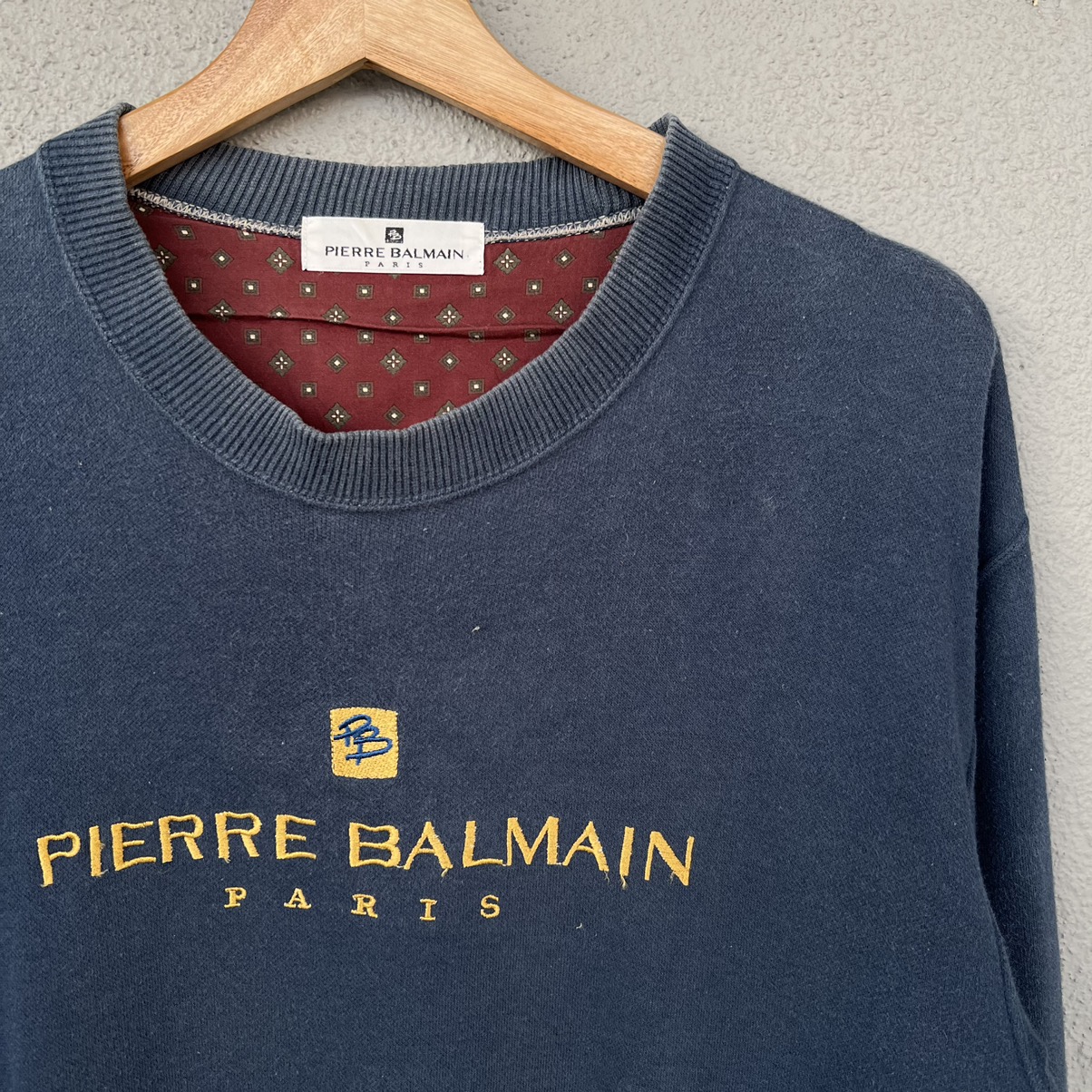 Vintage - Vintage Pierre Balmain College Crewneck - 2