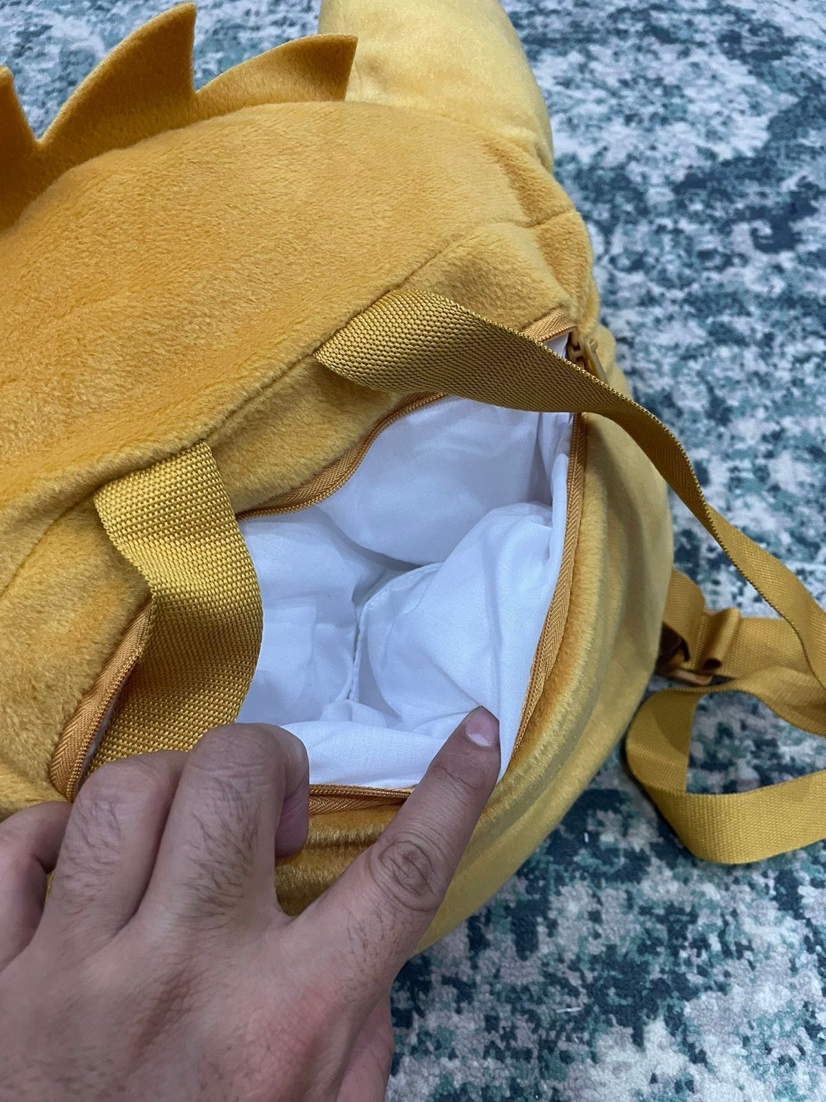 2019 Pokemon Eevee Big Face Pocket Monster Plush Bagpack - 11