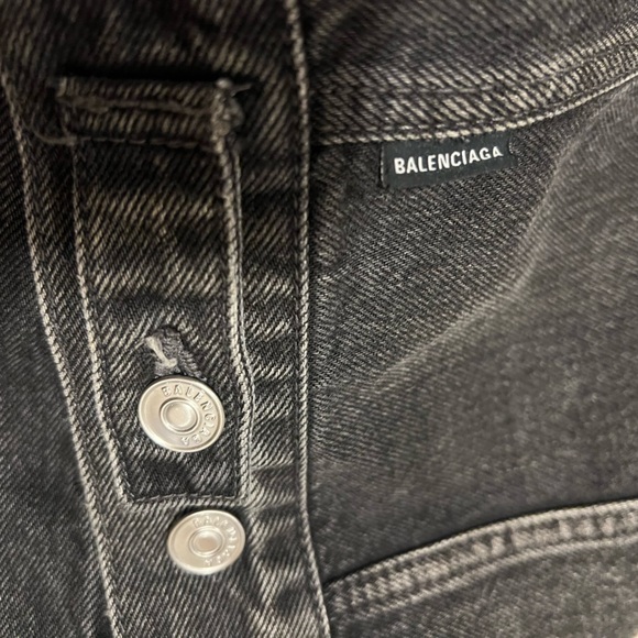 Balenciaga Denim Jacket in Bal Dirty Grey 2019 ‘like a man’ - 11