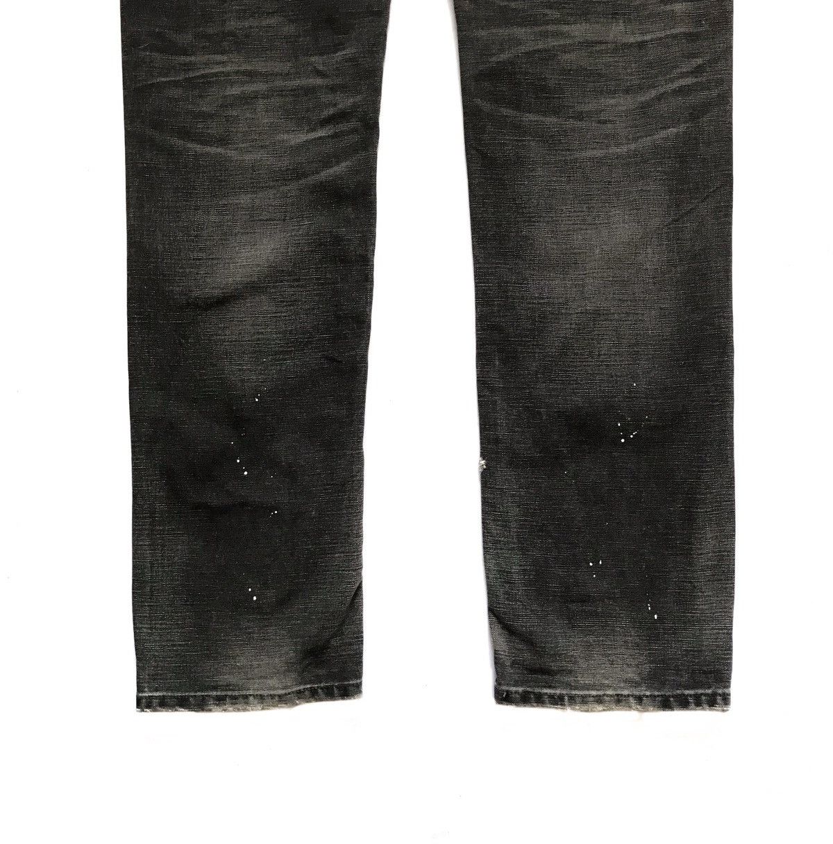 BEAMS X RED CARD DISTRESSED PAINTERS TROUSER PANTS - 6