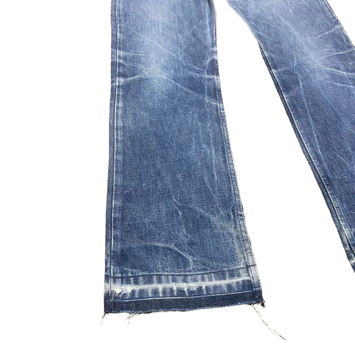 1999 Helmut Lang Classic Raw Italian Cut Jeans - 7