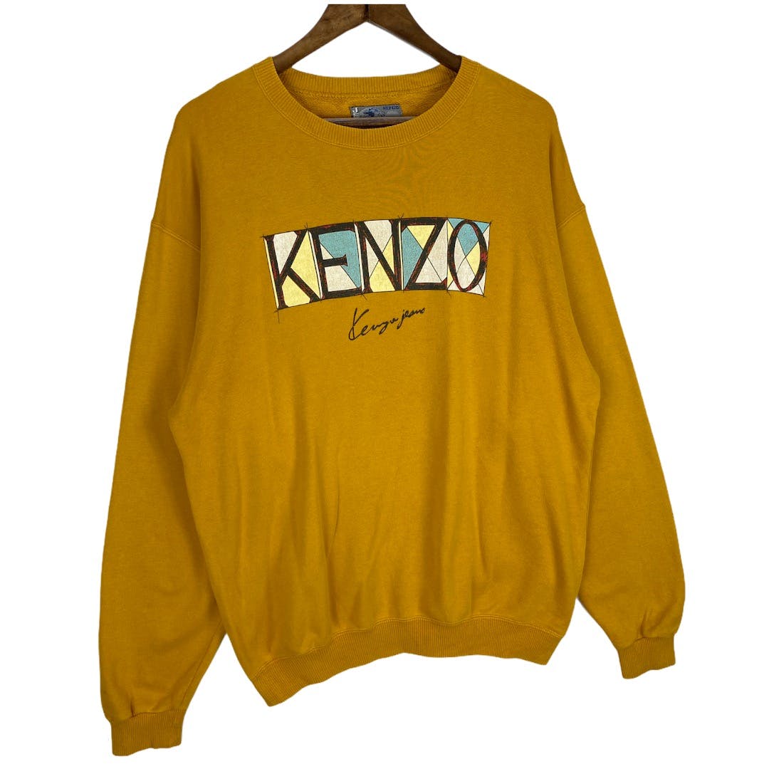 Vintage Kenzo Jeans Sweatshirt Crewneck - 3
