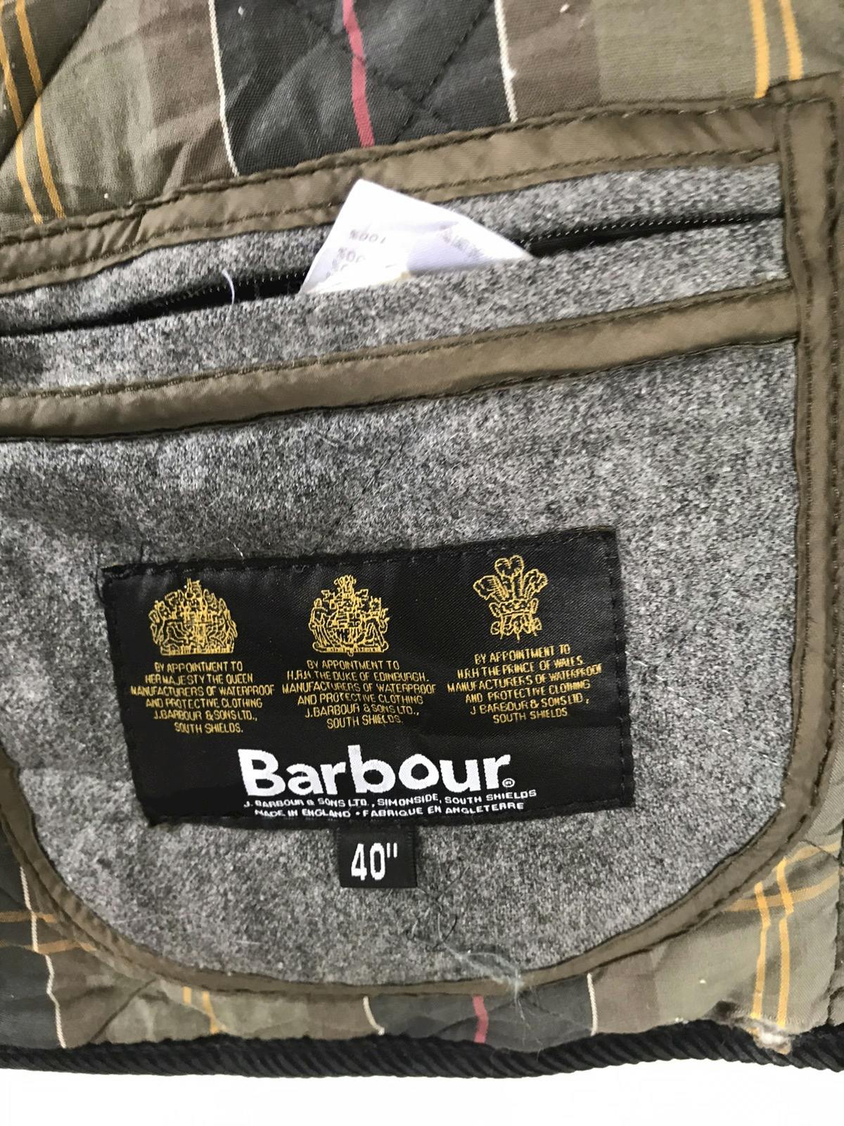 Barbour Quilted Wool Casual Jacket Made in England - 9