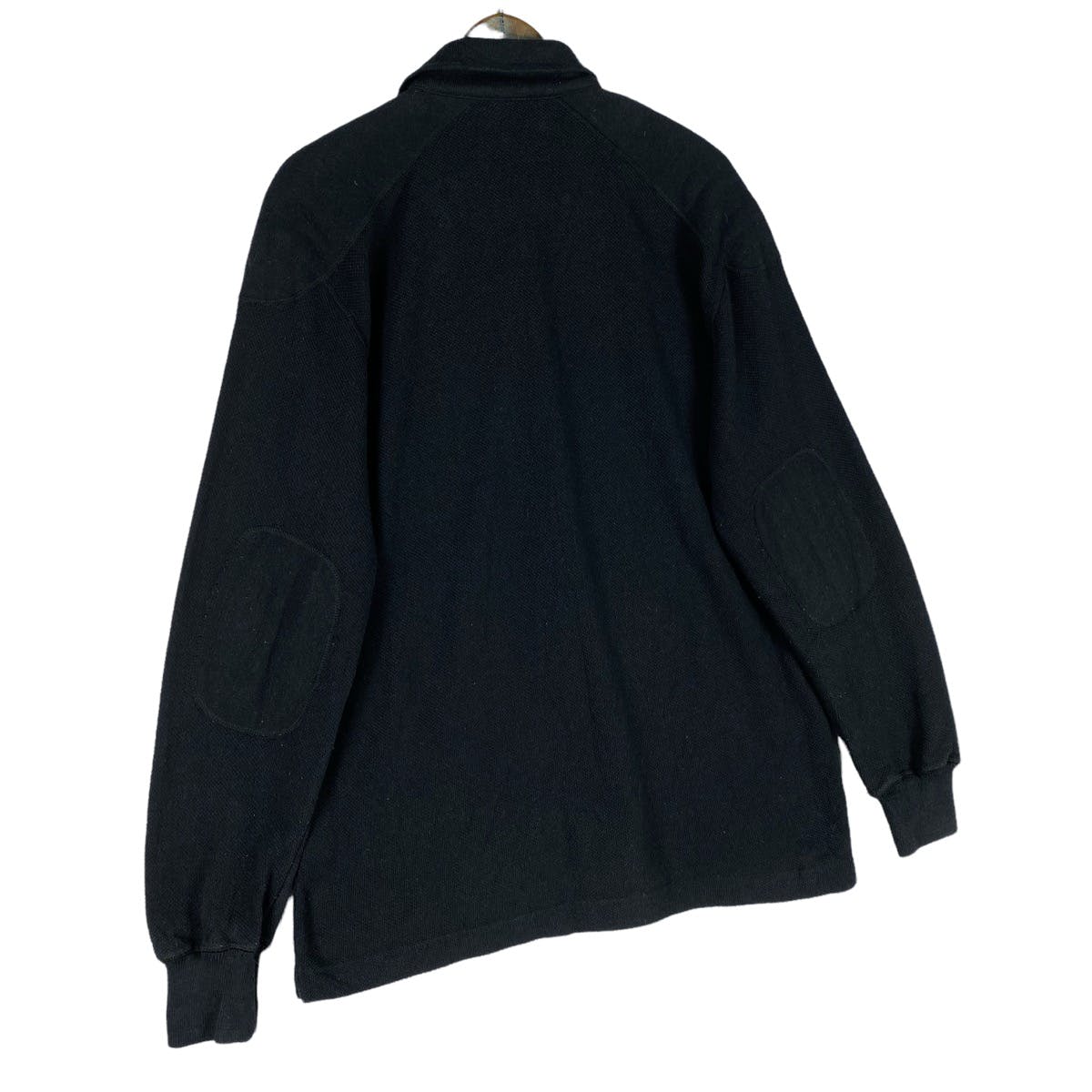 Nigel Cabourn Snap Button Long Sleeve Polo Shirt - 5