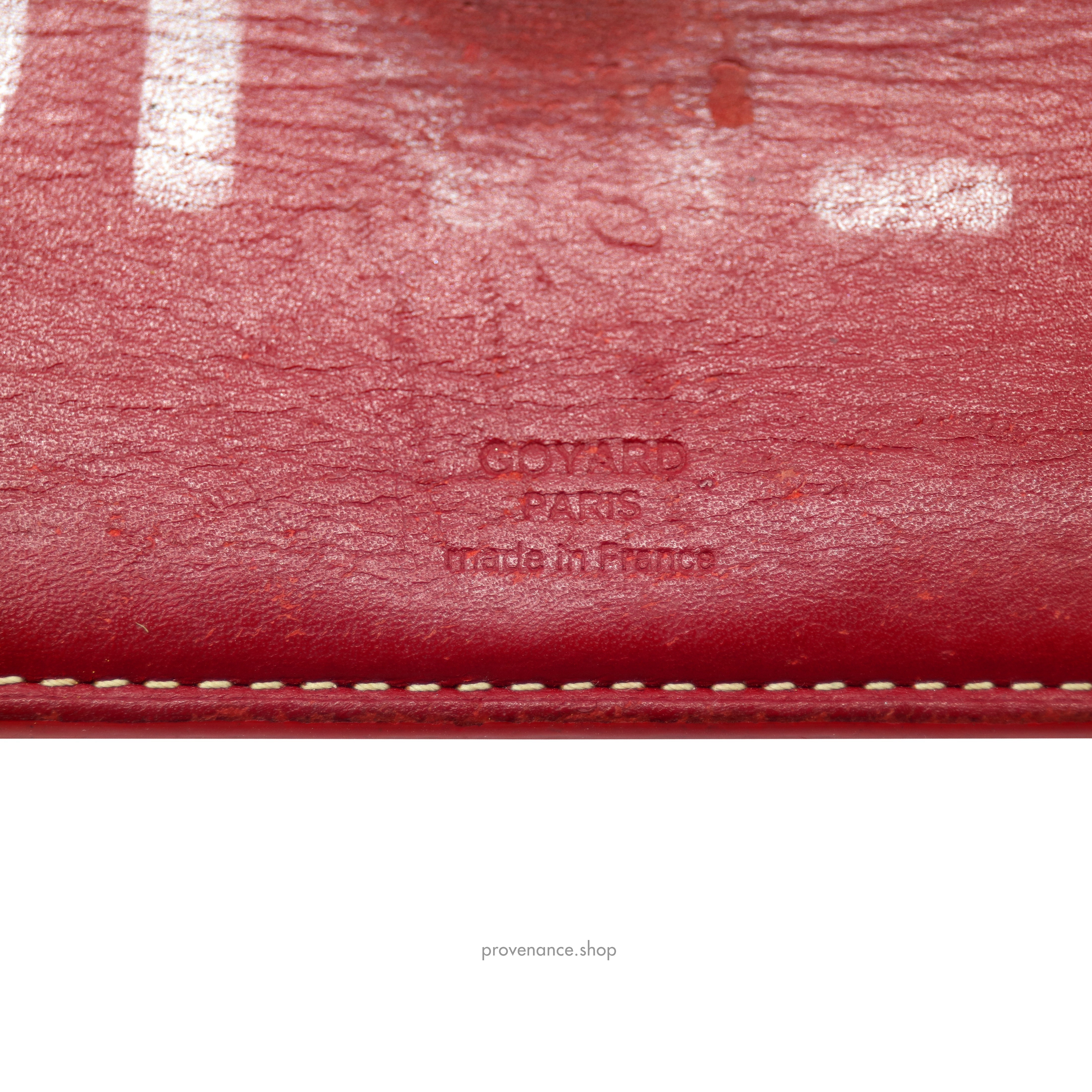 Richelieu Long Wallet - Red Goyardine - 6