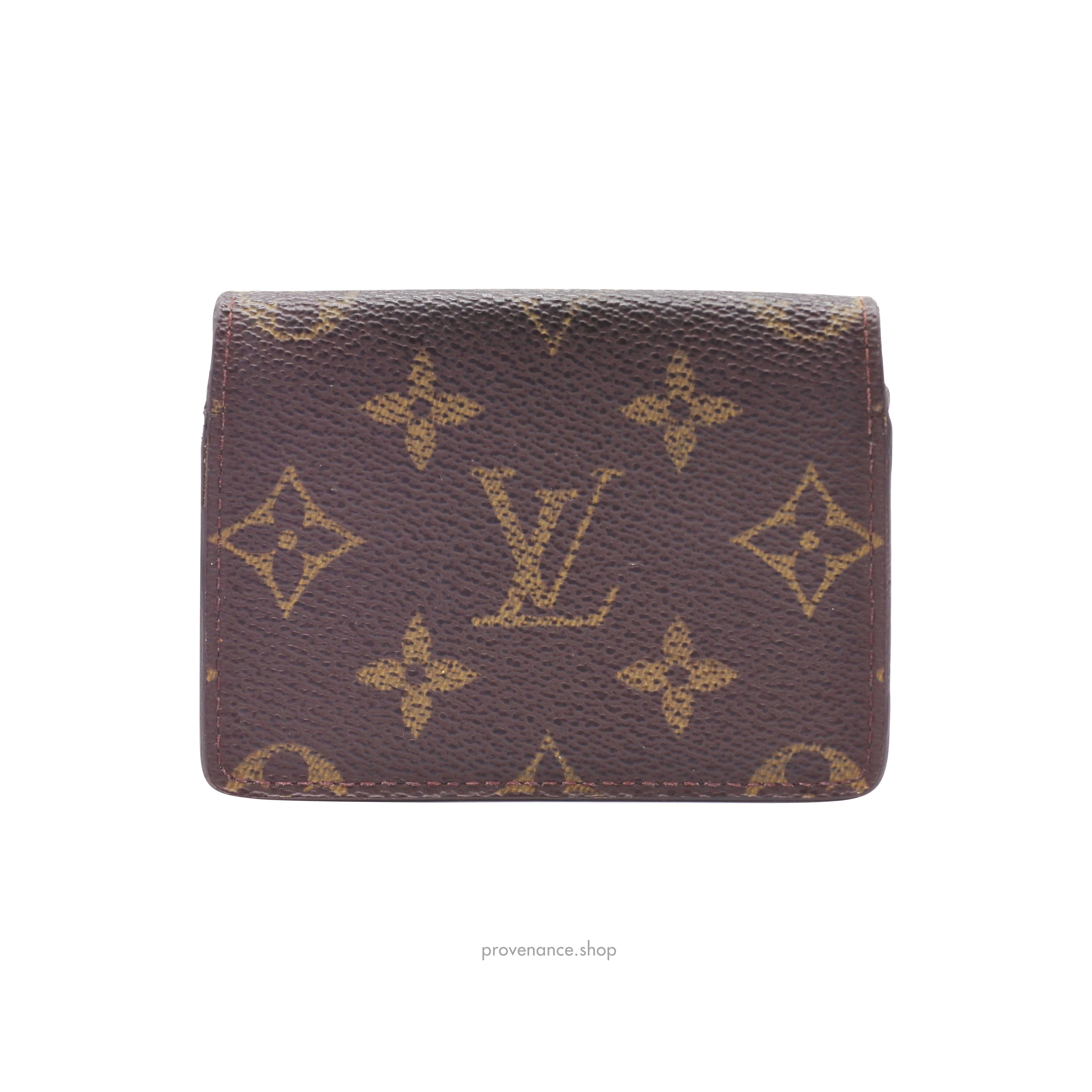 Louis Vuitton Business Card Holder Wallet - Monogram – PROVENANCE